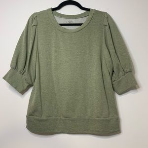 Green LOFT Outlet Sweater Top